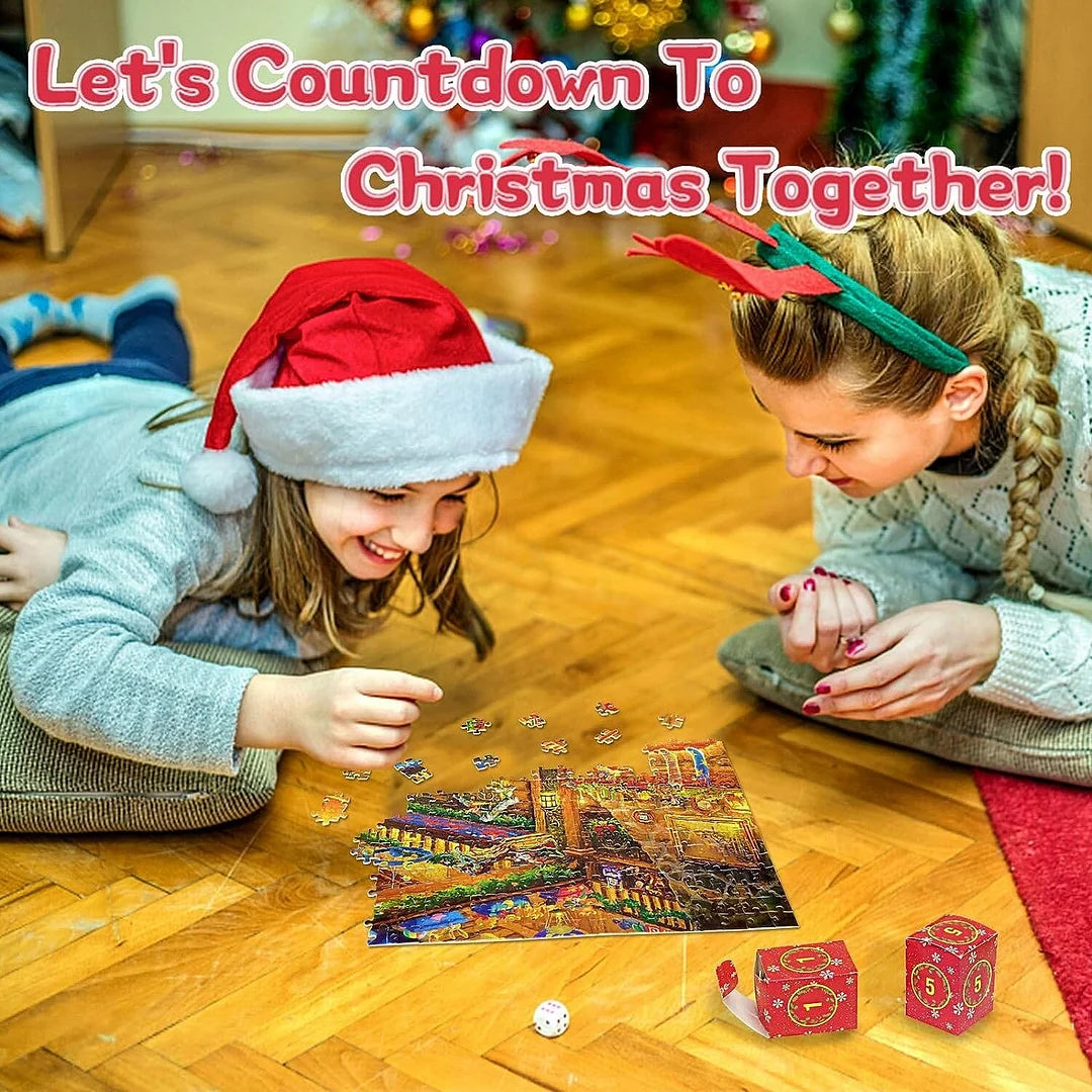 Advent Calendar 1008 PCS Christmas Jigsaw Puzzles