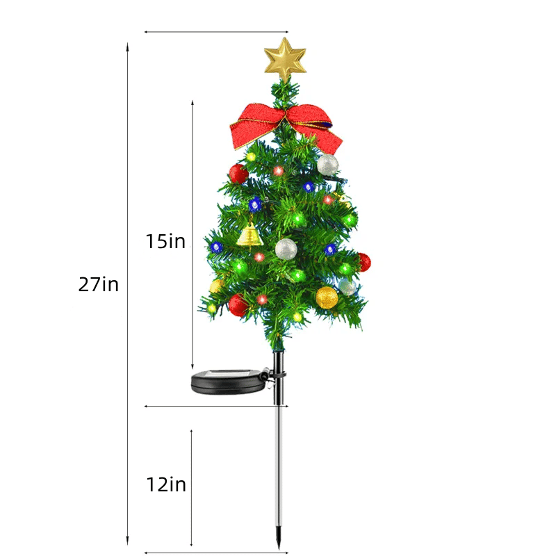 Solar Powered Christmas Tree