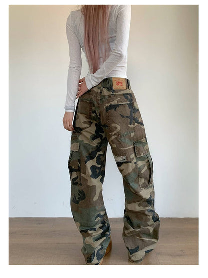 Brannock | Women's Camo Cargo Trousers