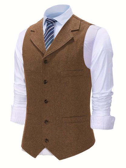 Arthur | Refined Herringbone Waistcoat