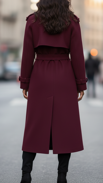 Bellamira | Women's Belted Trench Coat