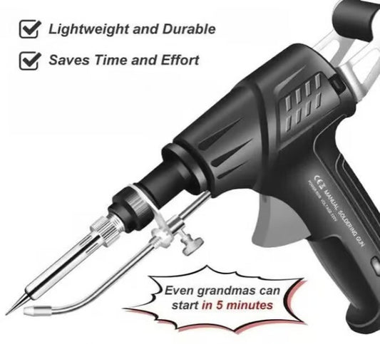 MIC Multi-Function Soldering Iron and Gun Set – 60W Precision Tool for DIY and Repairs
