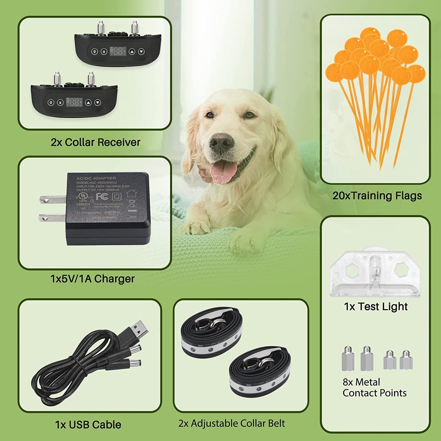 GPS Wireless Dog Fence | Electric Dog Fence Pet Containment System