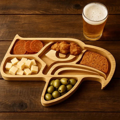 Team Legacy Wooden Charcuterie Board – Game Day Platter