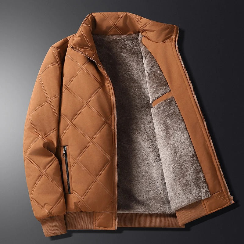 Boreas | Men's Fleece-Lined Quilted Winter Jacket