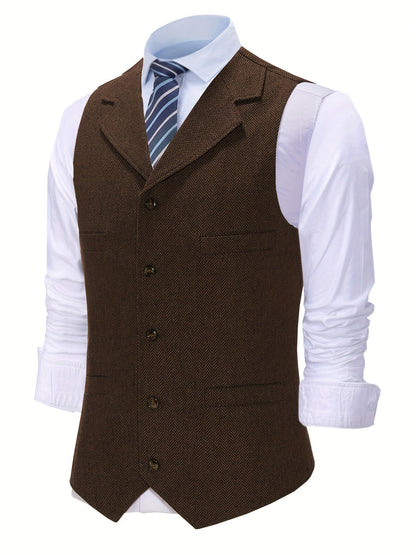 Arthur | Refined Herringbone Waistcoat