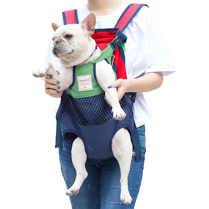 Paws Out & Tail Out Pet Backpack Carrier for Front Carrying