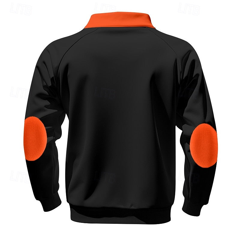 Keith | Men's Quarter-Zip Colour Block Pullover