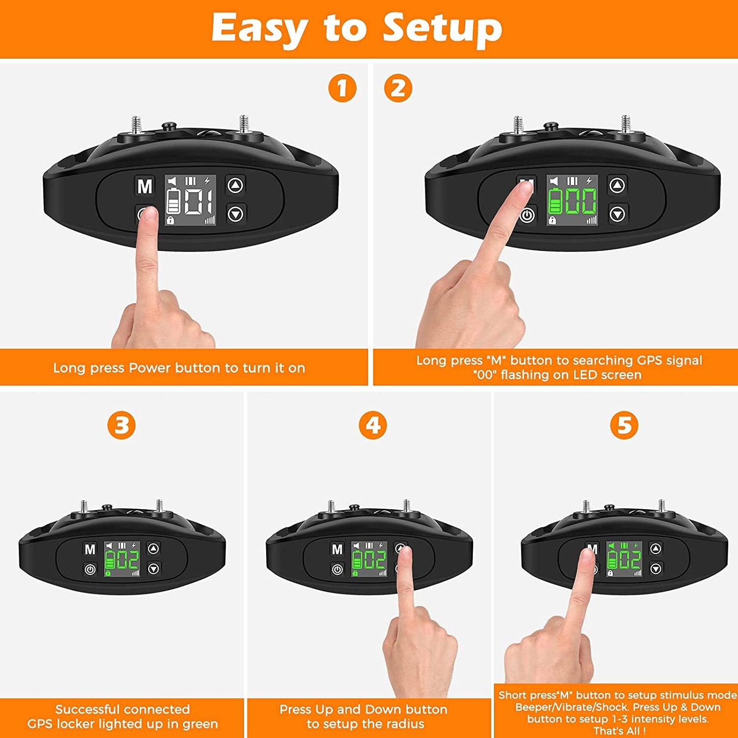 GPS Wireless Dog Fence | Electric Dog Fence Pet Containment System