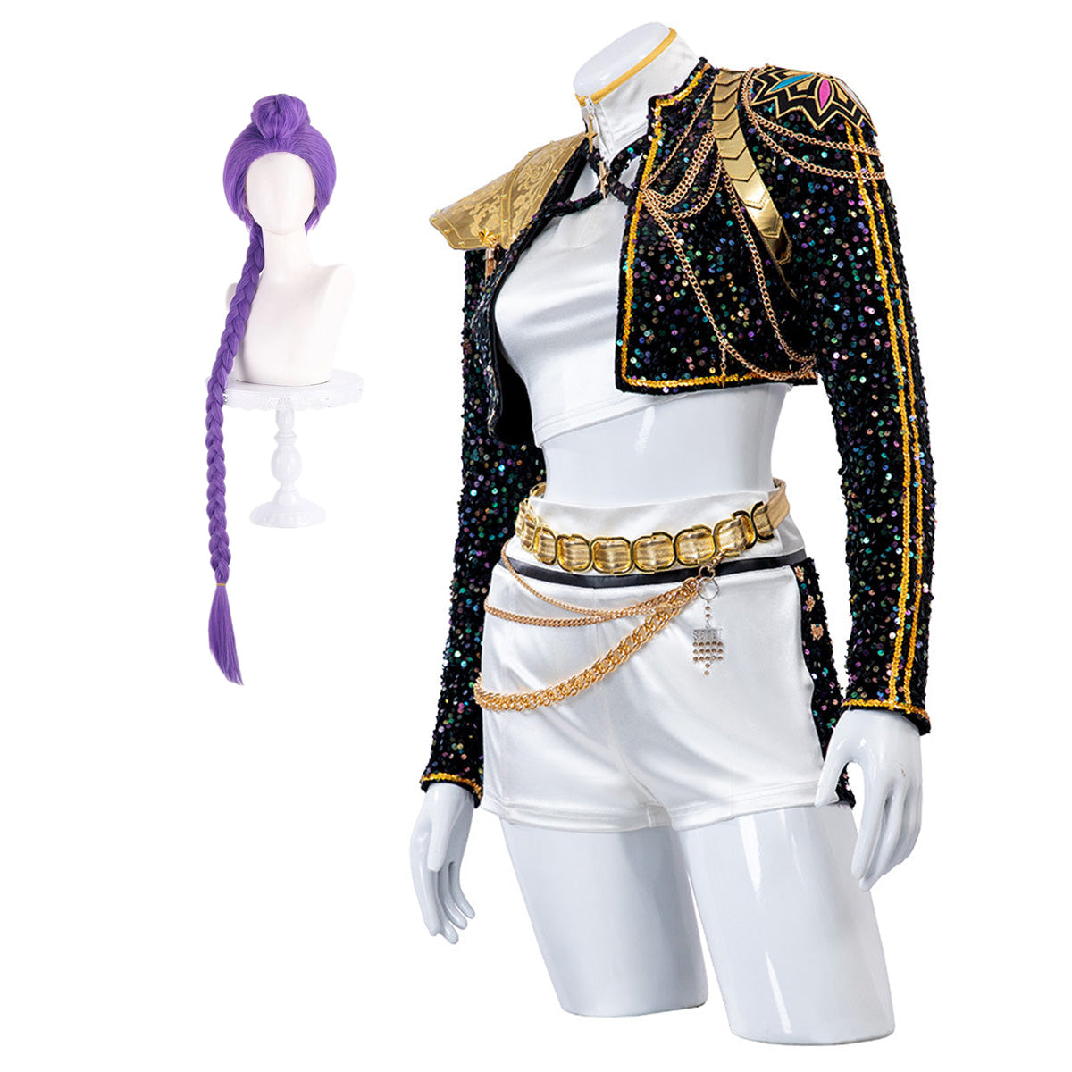Eclipse | Sequin Glitter Women Costume Set