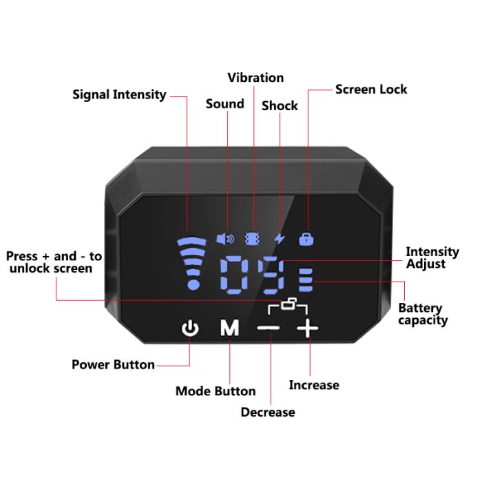 GPS Wireless Dog Fence Outdoor Pet Electronic Fencing Device Waterproof Dog Training Collar Electric Shock 100~3280 Ft Range