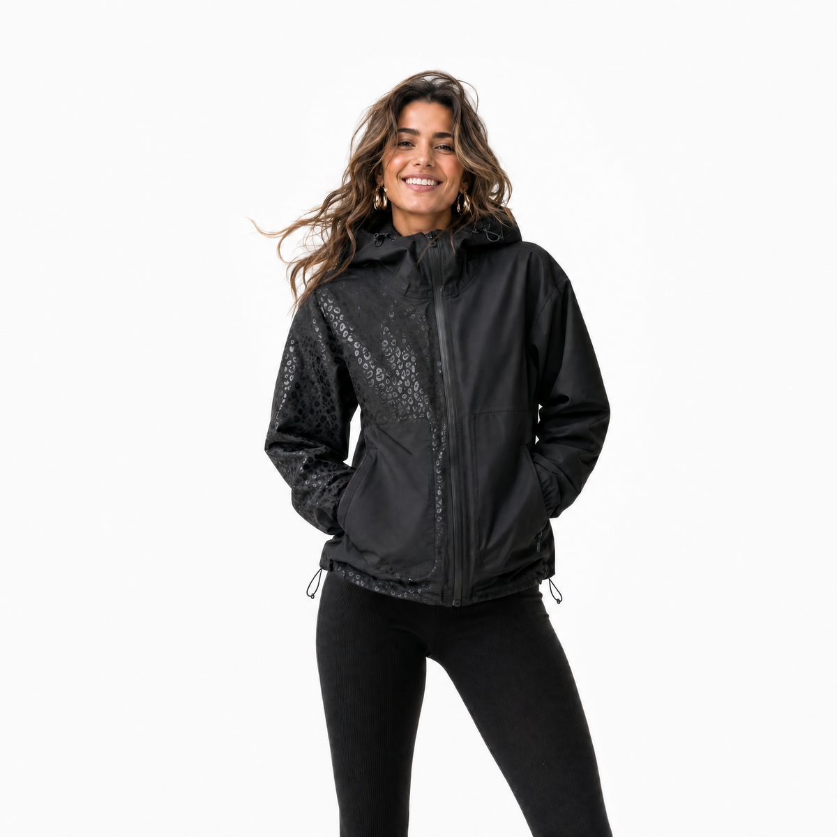 Halcyra | Women's Hooded Rain Jacket