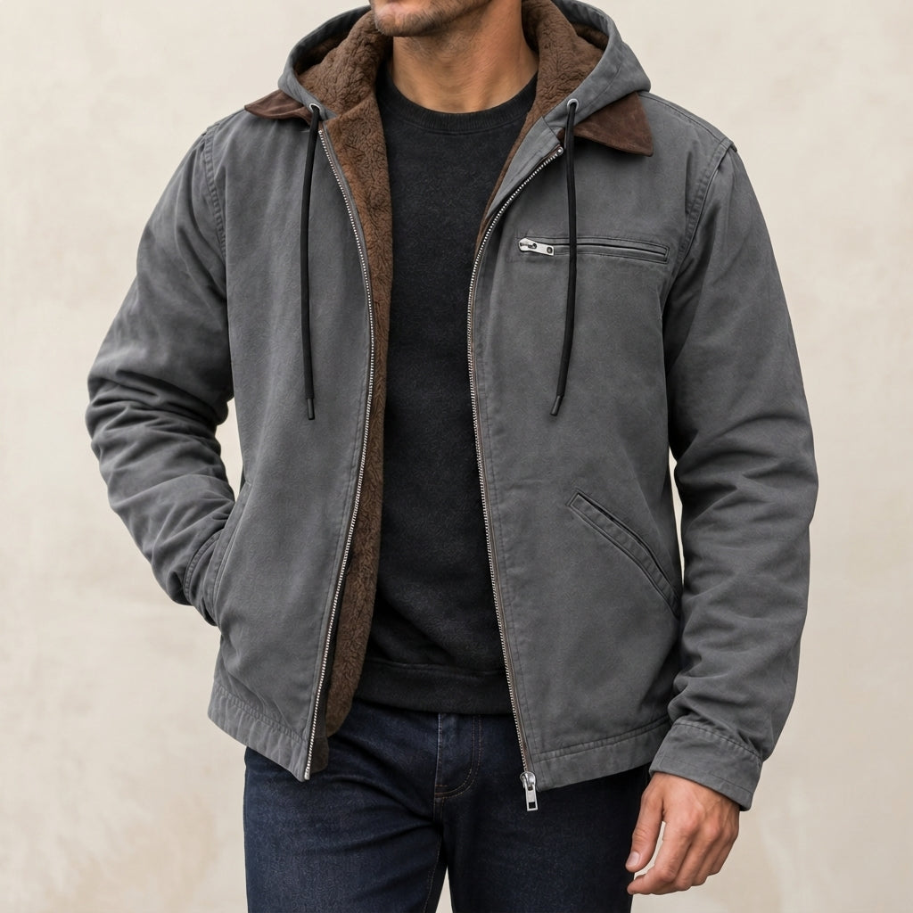 Alessio | Lightweight Cotton Layering Jacket for Men