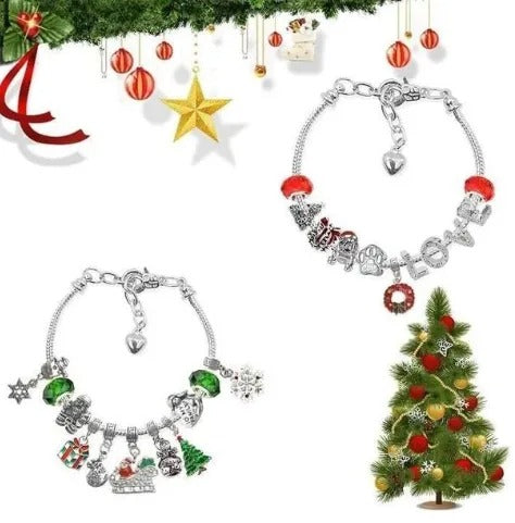 DIY 24 Days Countdown Calendar DIY Christmas Advent Calendar Bracelets Set