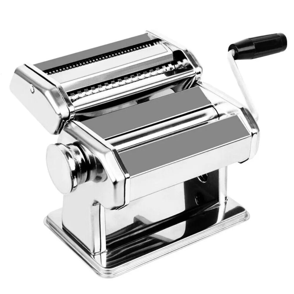 Stainless Steel Kitchen Tabletop Pasta Noodle Maker Roller Machine