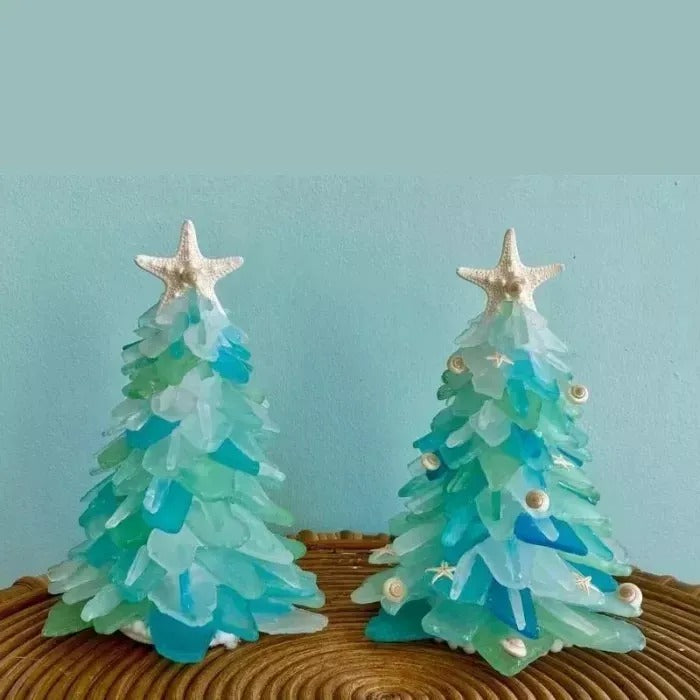 Sea Glass Christmas Tree Craft