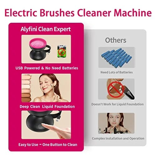 Electric Makeup Brush Cleaner Machine