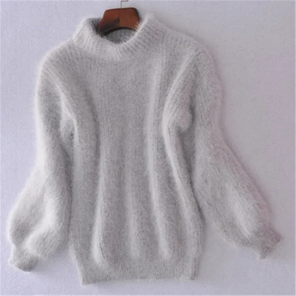 Cashmere Loose Solid Color Knit Sweater