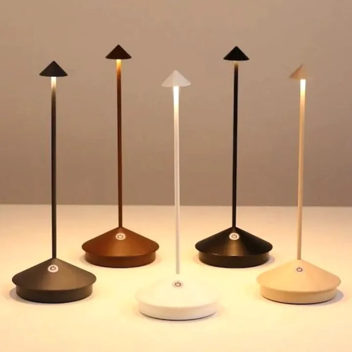 Minimalist LED Table Lamp - Waterproof & Dimmable Cordless Lighting 2024