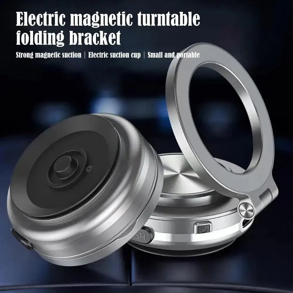 360° Rotating Electric Suction Magnetic Car Phone Holder