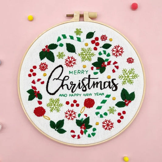 24 Days of Advent, Christmas Embroidery Kit