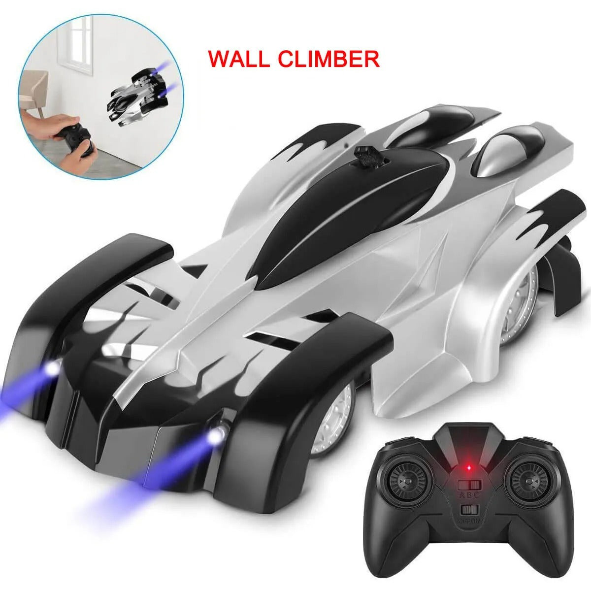 WallRacers Wall Climbing Remote Control Car Toy