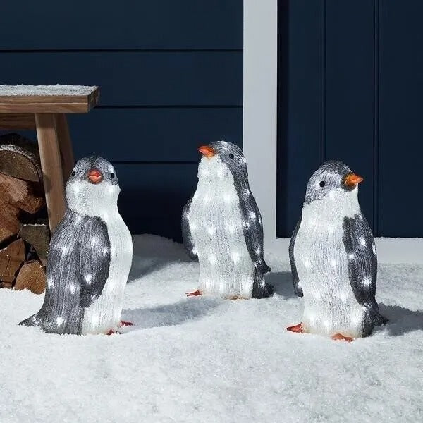 Light-Up Penguin Christmas Decoration