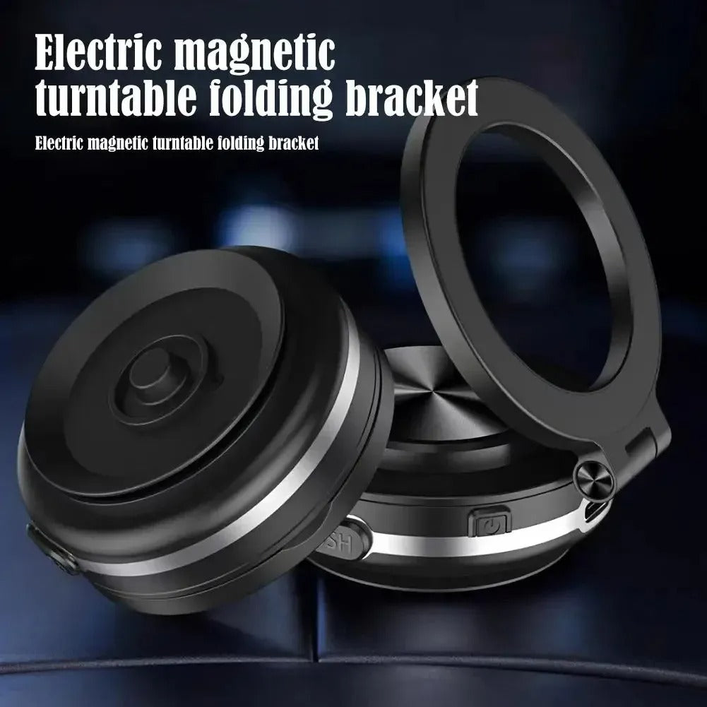 360° Rotating Electric Suction Magnetic Car Phone Holder