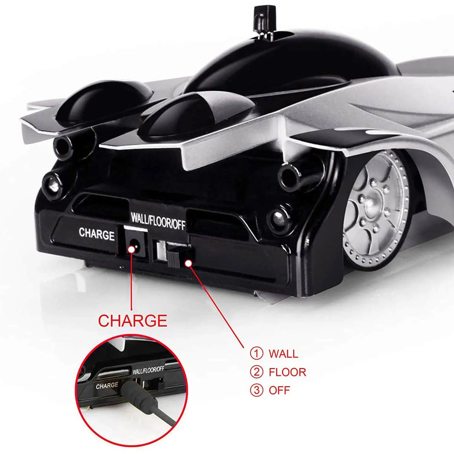 WallRacers Wall Climbing Remote Control Car Toy