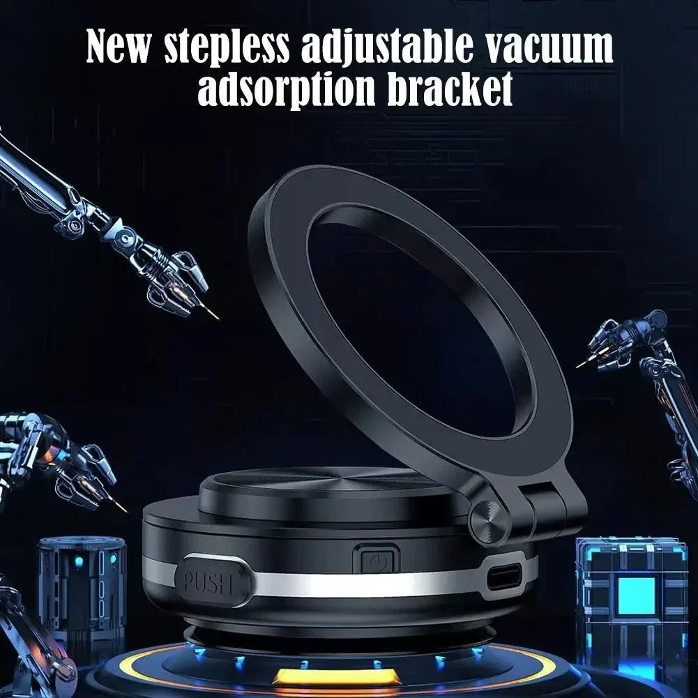 360° Rotating Electric Suction Magnetic Car Phone Holder