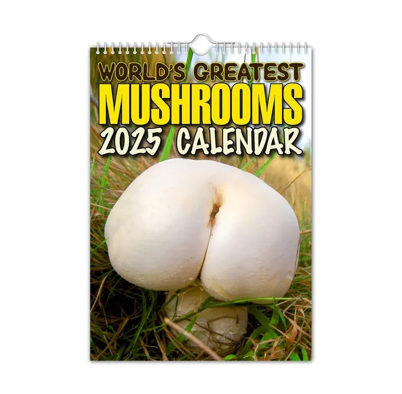 World's Greatest Mushrooms - 2025 Wall Calendar