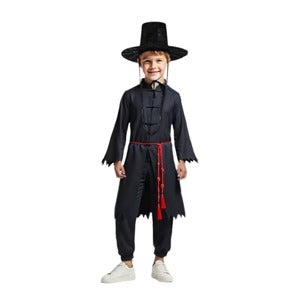 Boys “Your Idol” Performance Costume Full Set Black Halloween Cosplay Costume