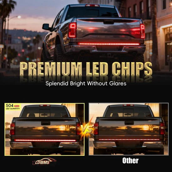 60-Inch LED Tailgate Light Bar Strip for Pickup Trucks