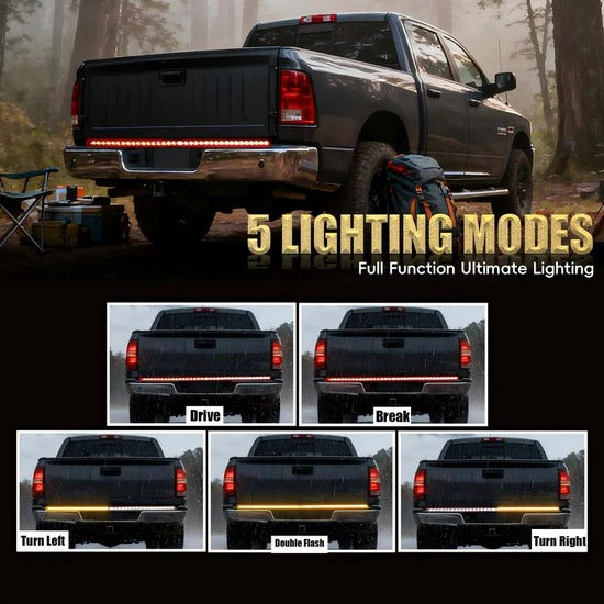 60-Inch LED Tailgate Light Bar Strip for Pickup Trucks