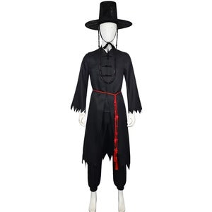Boys “Your Idol” Performance Costume Full Set Black Halloween Cosplay Costume