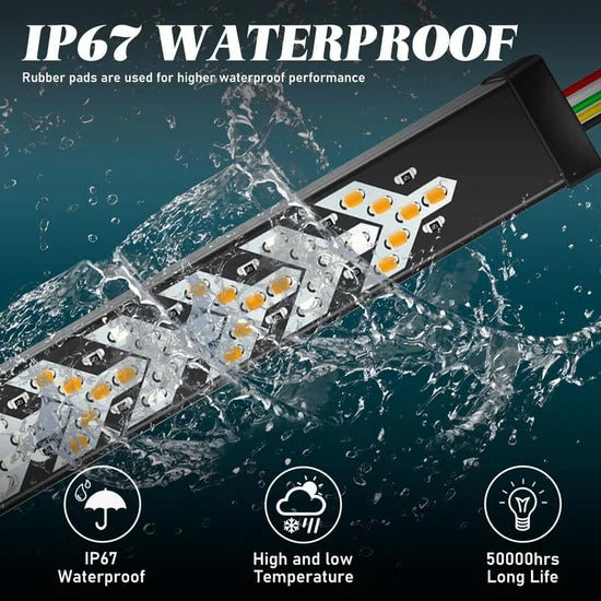 60-Inch LED Tailgate Light Bar Strip for Pickup Trucks