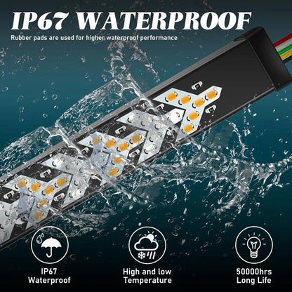 60-Inch LED Tailgate Light Bar Strip for Pickup Trucks