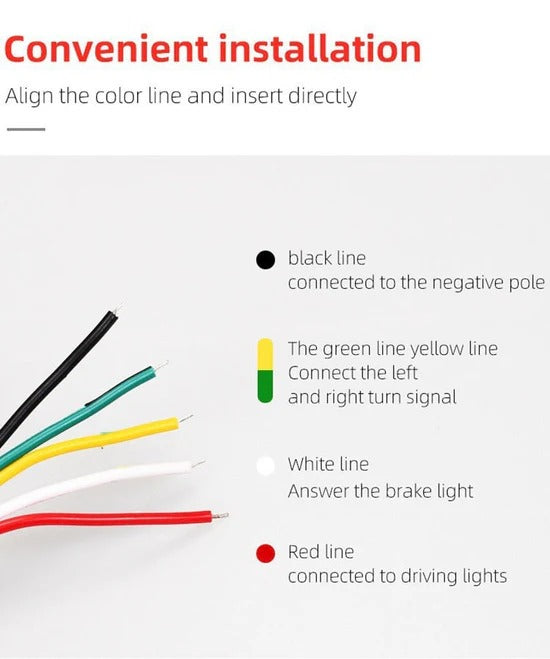 60-Inch LED Tailgate Light Bar Strip for Pickup Trucks