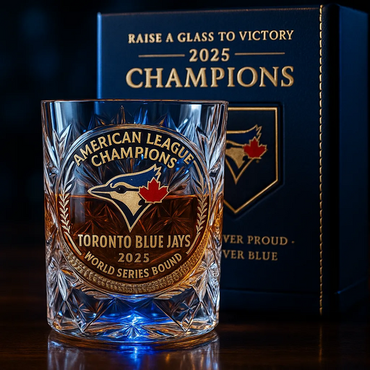 2025 Blue Jays Champions Glass