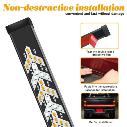 60-Inch LED Tailgate Light Bar Strip for Pickup Trucks
