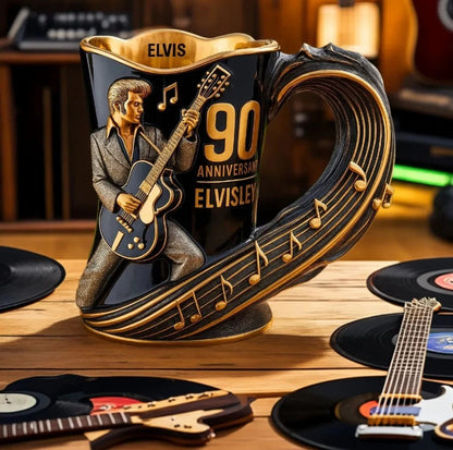 3D Elvis 90th Anniversary Mug
