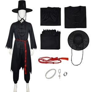 Boys “Your Idol” Performance Costume Full Set Black Halloween Cosplay Costume