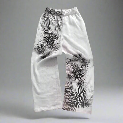 Cheetah Print Heavyweight Loose Fit Sweatpants