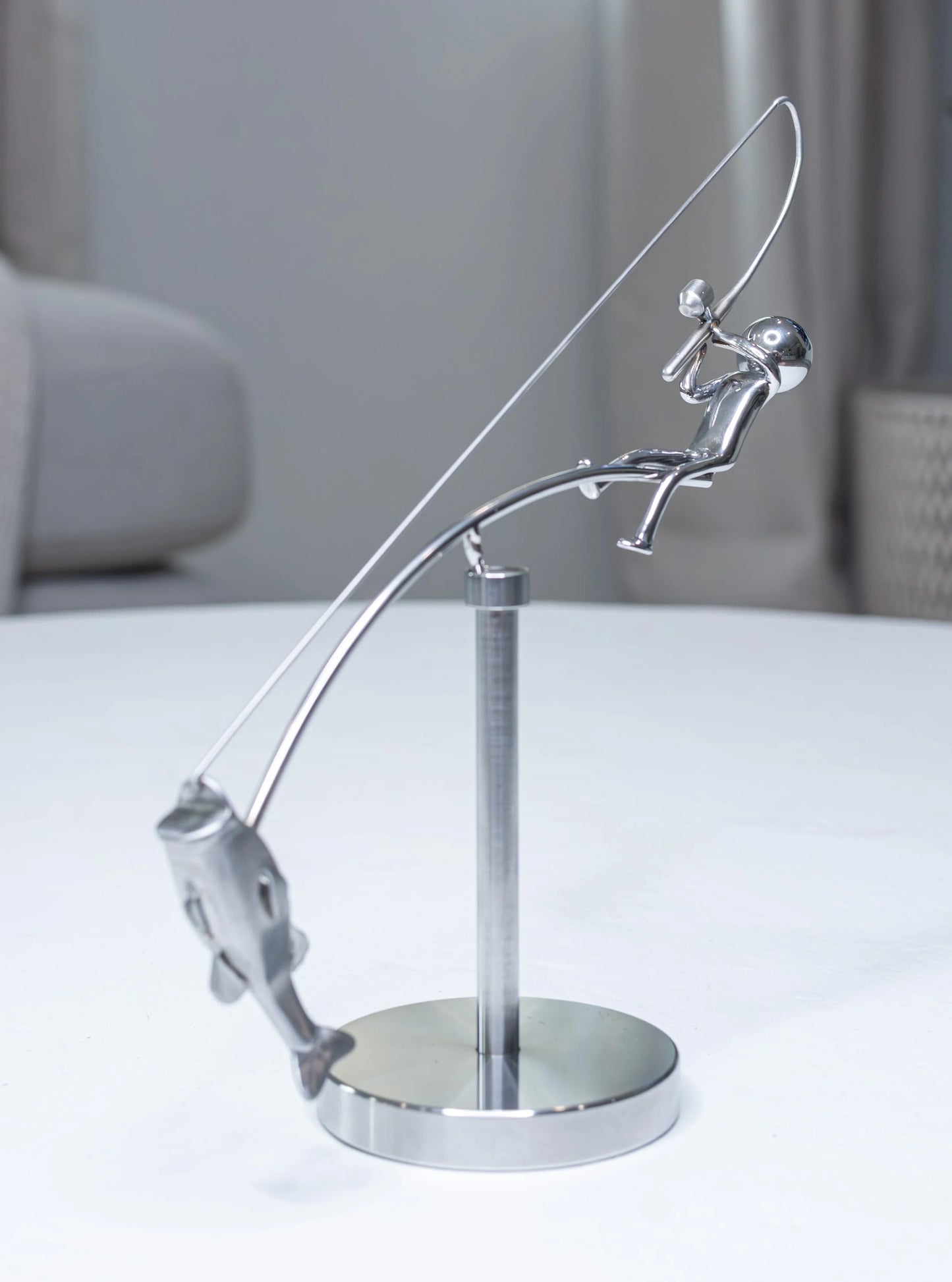 The Fisherman Balancing Sculpture