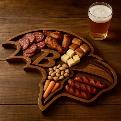 Team Legacy Wooden Charcuterie Board – Game Day Platter