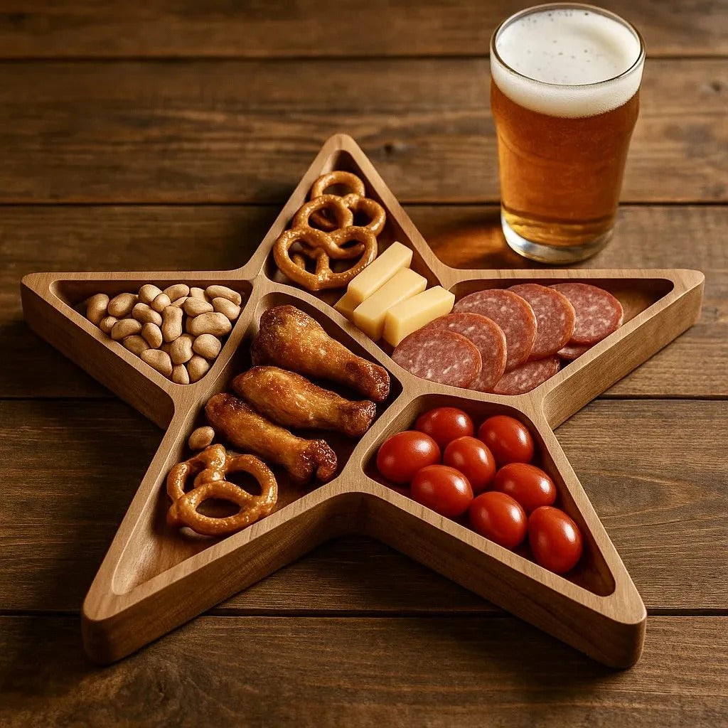 Team Legacy Wooden Charcuterie Board – Game Day Platter
