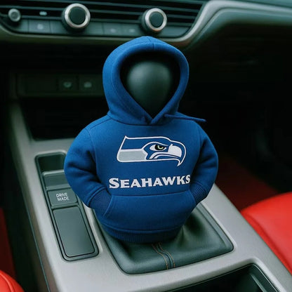 Football-Style Car Gear Shift Hoodie