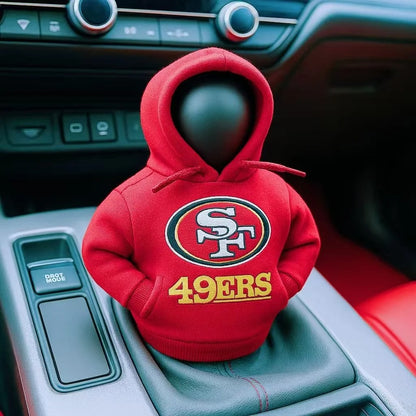 Football-Style Car Gear Shift Hoodie