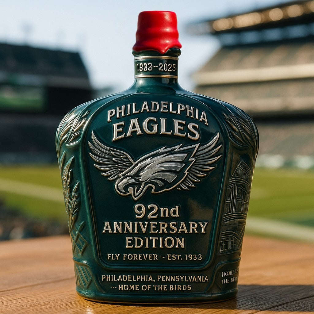 Philadelphia Eagles 92nd Anniversary Bottle