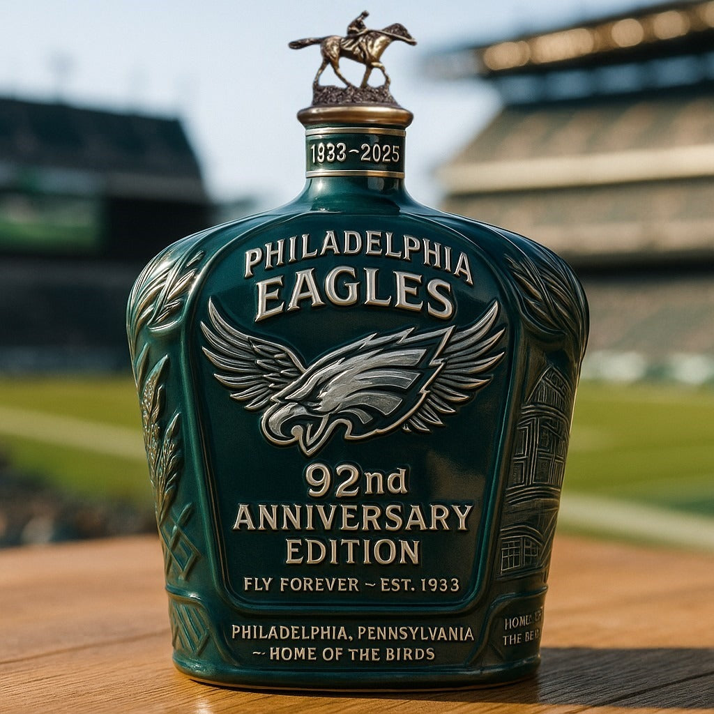 Philadelphia Eagles 92nd Anniversary Bottle